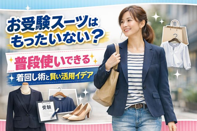お受験スーツ もったいない?